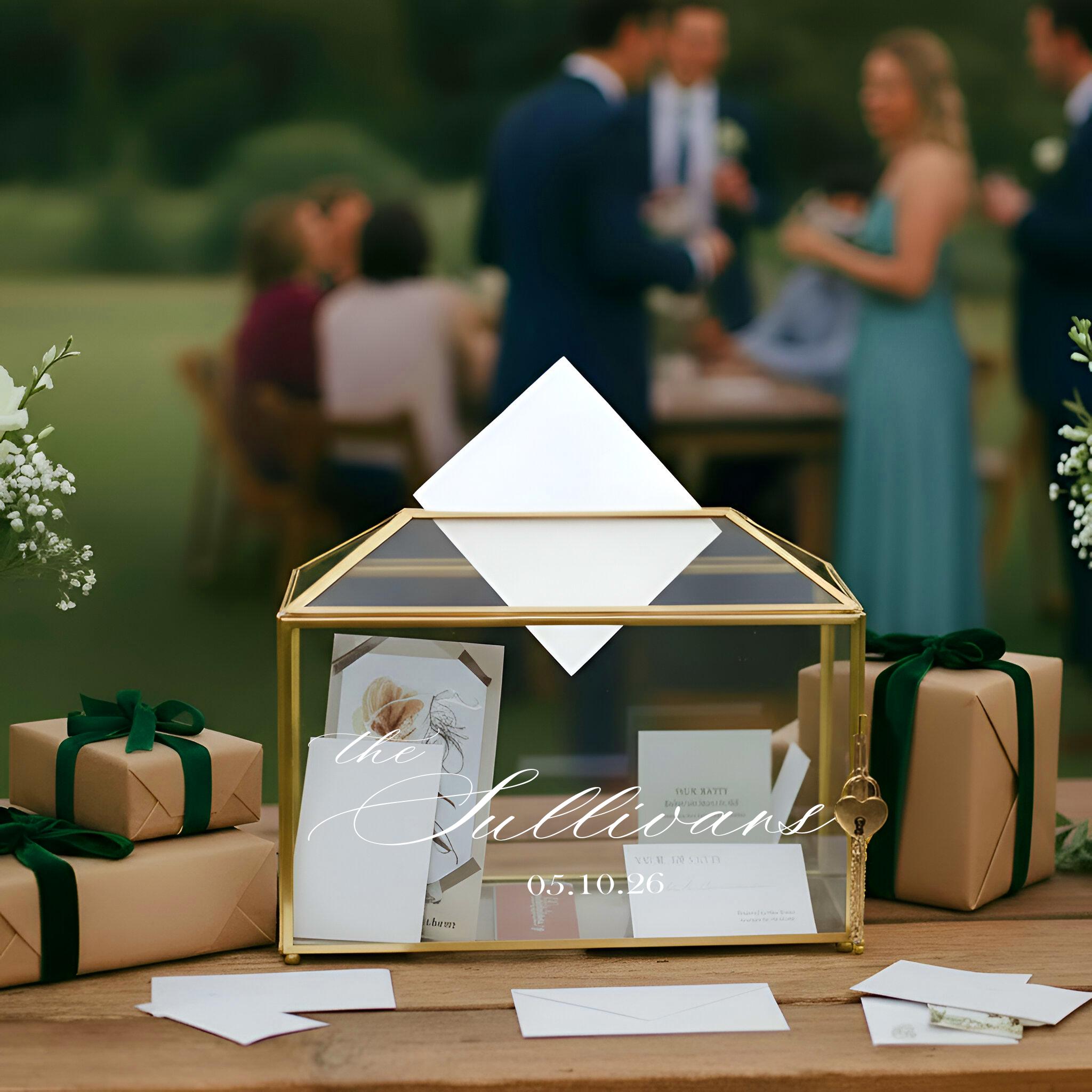 Glass Card Box - Etsy