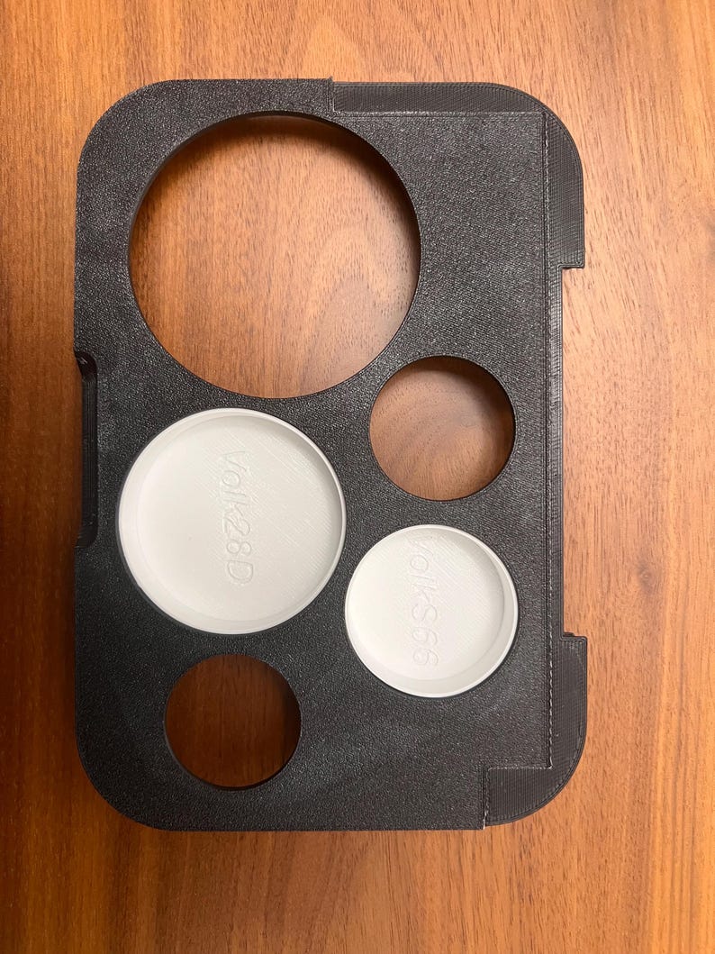 Personalisierter 3D-gedruckter Einsatz für Volk Large Lens Case (Nur Einsatz; Enthält den Koffer nicht) CustomHolder+Cushion