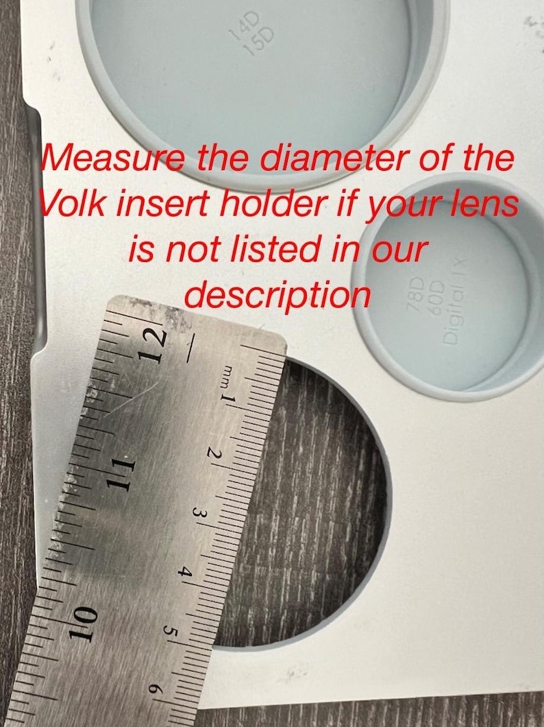 Personalisierter 3D-gedruckter Einsatz für Volk Large Lens Case (Nur Einsatz; Enthält den Koffer nicht) Bild 8