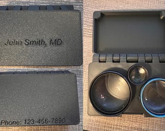 Personalized Ophthalmic Multi Lens Case – Small On-call Case (Fits Volk 20D, 28D, 90D Only)