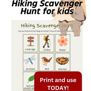 Printable Game – Nature Activity for Birthday Parties, Camping, Homeschool, and Classroom Fun