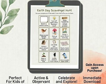 アースデイのアクティビティアイデア - アイデア探しゲーム - 子供と学生向け