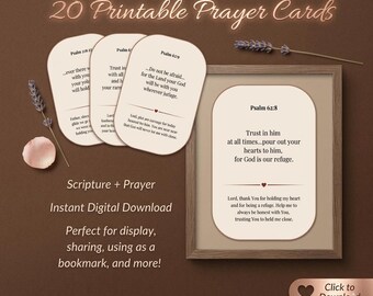Tarjetas de oración cristianas para el duelo, versículos bíblicos de aliento (descarga digital)