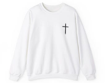 Let Go Let God, God Provides, His will be done Crewneck Sweatshirt