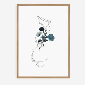 Custom Angel Baby Digital Line Art Print | Infant Loss Miscarriage Stillborn Drawing | Baby Loss Canvas Printable | Baby Loss Line Art