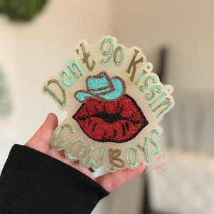 Don't Go Kissin Cowboys Car Freshie | Custom Colors & Scents | Western | Cowgirl