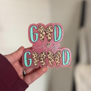God Is Good Car Freshie | Custom Colors & Scents | Christian | Religious