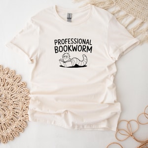 Reading T-Shirt For Readers Shirt Professional Bookworm Top Retro Book Tee Vintage Graphic Reading T Shirt