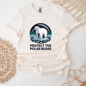 Polar Bear Graphic T-Shirt: Animal Lover Gift
