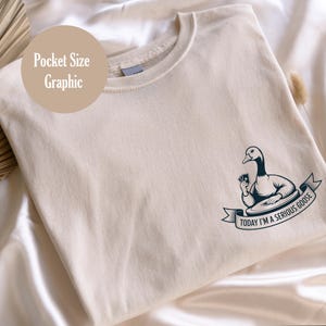 Camiseta de Ganso Serio para Él, Camiseta de Baraja de Cartas para Amantes de las Aves, Camiseta para Jugador, Camiseta Divertida de Ganso