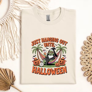 Nun Summerween T-Shirt For Halloween, Pumpkin Summer T Shirt For Beach, Witch Hammock Funny Tee