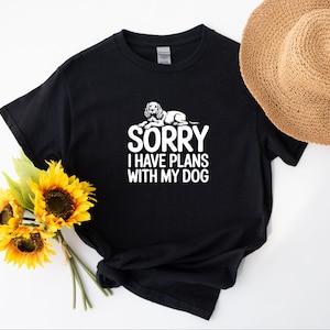Cocker Spaniel Funny T-Shirt For Dog Lover Sorry I Have Plans With My Dog T Shirt Cocker Spaniel Retro Top