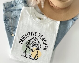 Camiseta divertida de perro maestro, camiseta gráfica de Shih Tzu, camiseta de colores cómodos