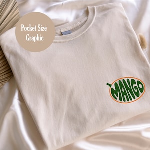 Mango T-Shirt For Foodie, Abstract Fruit Shirt For Mango Lover, Fruit Vintage T Shirt For Food Lover