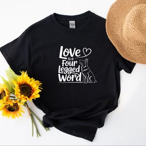 German Shepherd T Shirt For Dog Lover Cute German Shepherd T-Shirt For Dog Owner Basic Dog Shirt For Her