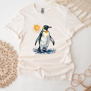 Penguin T-Shirt For Bird Lover Van Gogh Penguin T Shirt For Artist Penguin Van Gogh Tee For Birthday