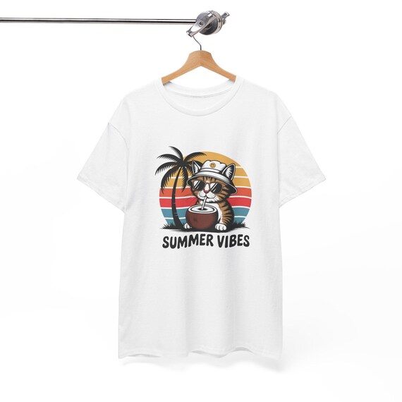 【ITZAVIBE】SUMMER CAT T SHIRT MUSINSA | ITZAVIBE CAT WITH A FLOWER T SHIRT
