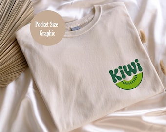 Camiseta Kiwi: Camiseta con gráfico de fruta abstracta - Regalo para amantes de la comida