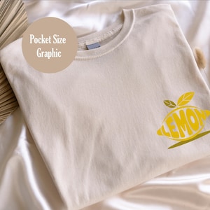 Lemon T-Shirt For Foodie, Abstract Fruit Shirt For Lemon Lover, Fruit Vintage T Shirt For Food Lover