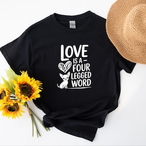 Chihuahua T Shirt For Dog Lover Cute Chihuahua T-Shirt For Dog Owner Basic Dog Shirt For Her