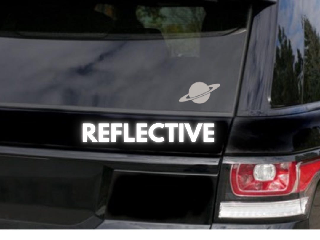 REFLECTIVE Space Rocket Planet Decal Sticker for Car Window Bumper ...