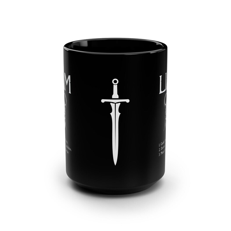 Personalized Mug 15oz for Liam, Ancient History Lover, Name Origin Gift