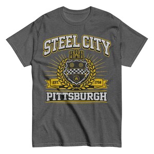 Steel City Distressed Crest T-shirt