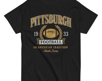 Pittsburgh Football Vintage Crest Tee