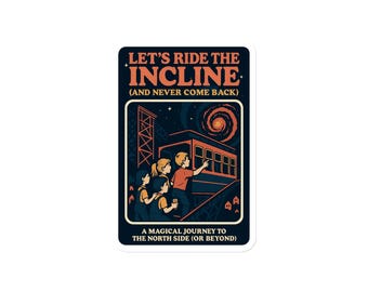 Lassen Sie uns die Schräglage fahren (und nie zurückkommen) 10,1 cm Magnet
