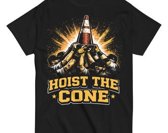 Hoist The Cone: Pittsburgh Baseball Rally Tee