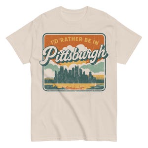 T-shirt Je préfèrerais être à Pittsburgh