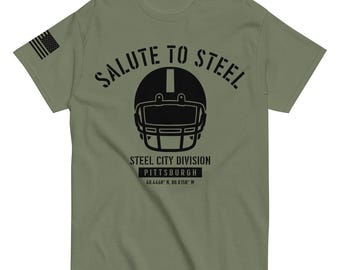Salute to Steel x Pittsburgh Football Tee