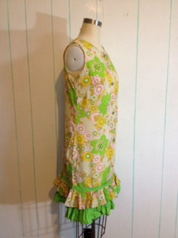 Vintage 1960's Handmade Dress size 9 - image 3