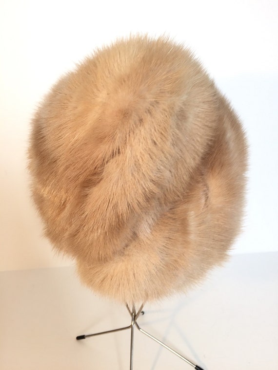 Blonde Mink Winter Hat - image 4