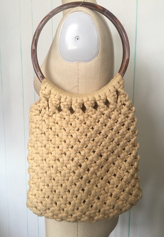 White Crochet Handmade Purse