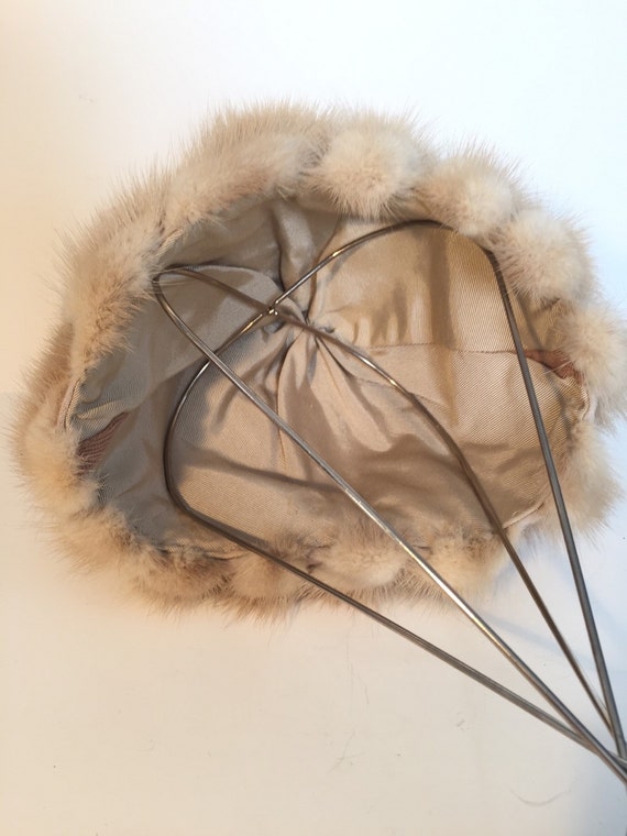 Blonde Mink Winter Hat - image 5