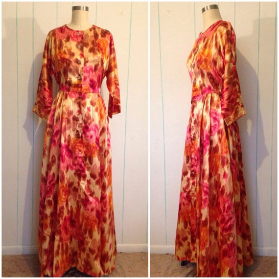 70s Maxan Maxi Dress Size 8