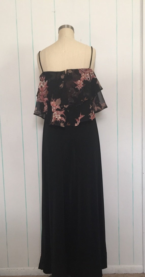 Floral Maxi Dress Size 6 - image 5