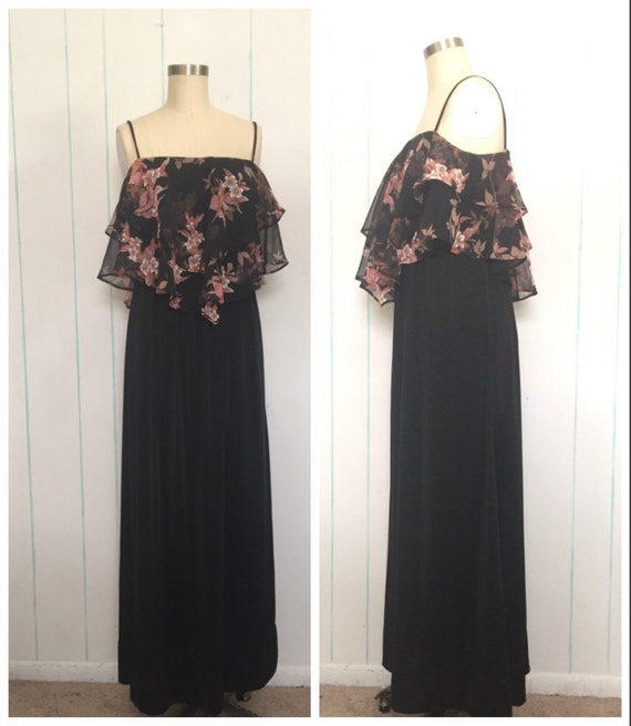 Floral Maxi Dress Size 6 - image 2