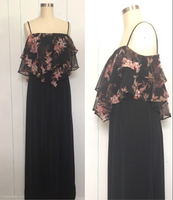 Floral Maxi Dress Size 6 - image 1