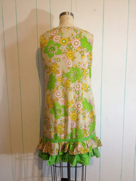 Vintage 1960's Handmade Dress size 9 - image 4
