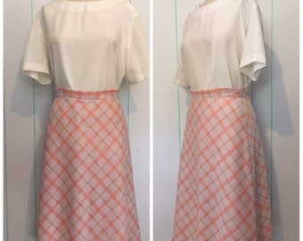 Peach Handmade Skirt Size 10