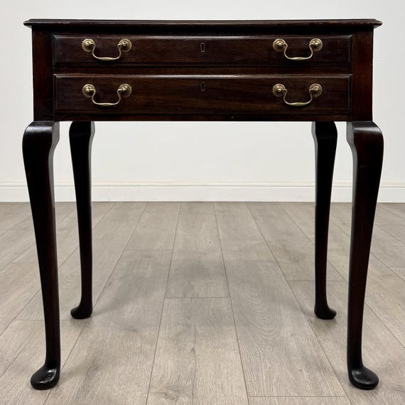 Antique Mahogany Side Table | Cabriole Legs | AF-5209