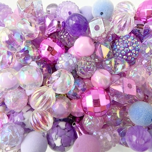 Beading Supplies Mixed Beads • Mega Mix for Jewelry and Crafts • Acrylic & Resin Beads in Bulk • Bead Soup Super Mix • QTY 20 40 60 Bead Mix