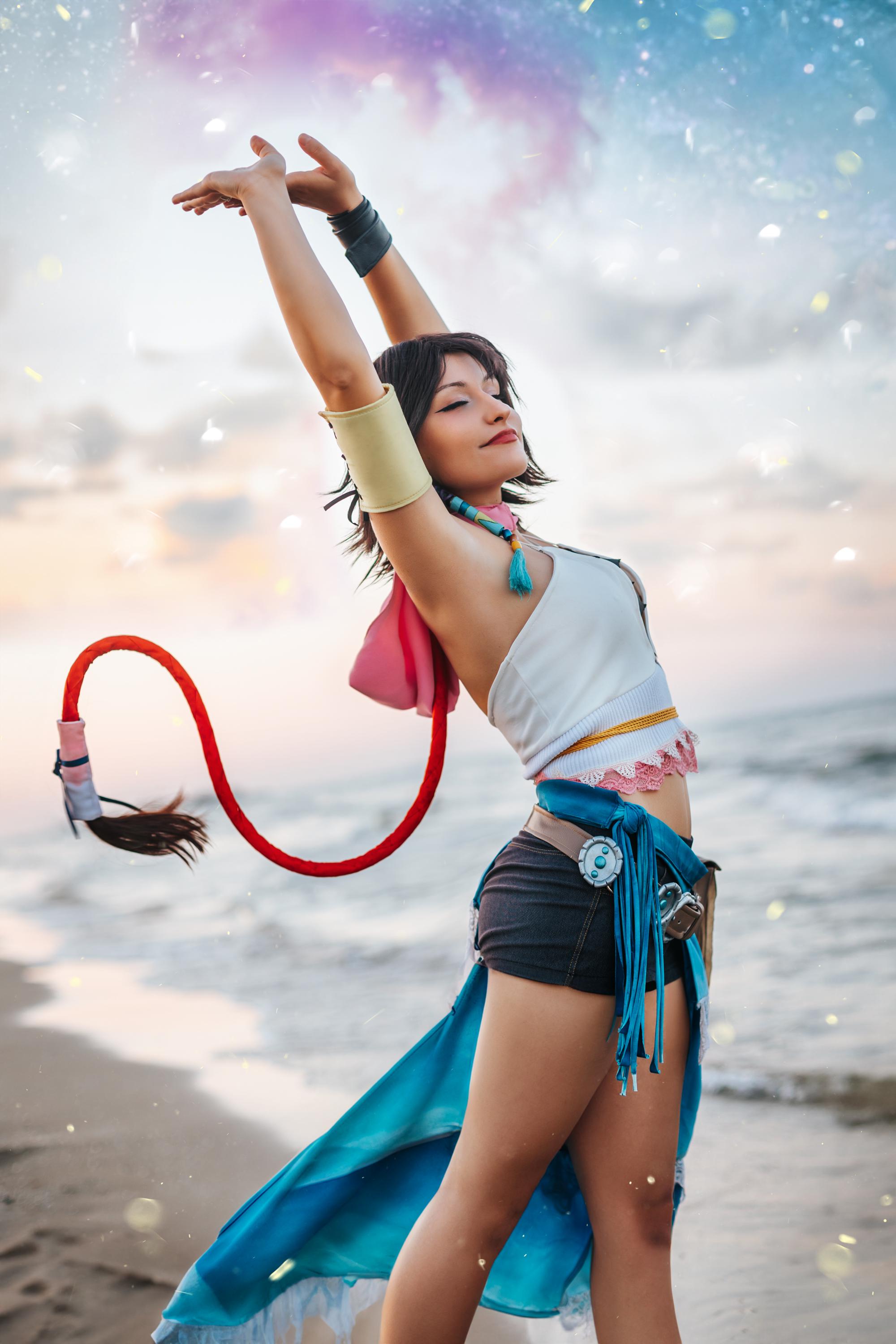 ☆コスプレ衣装☆ファイナルファンタジー10風☆ユウナ/ガンナー☆FFX-2