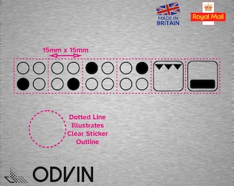 4 etiquetas autoadhesivas para encimeras de cocina: símbolos de interruptores de perilla de dial, pegatinas de repuesto para horno, estufa de gas 1001