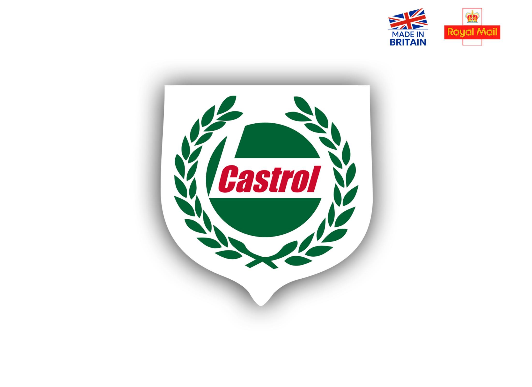 2x Castrol Oil Sticker Vintage Sticker Car Motorcycle Retro Gasoline ...