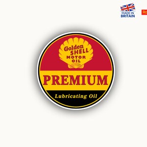 Adesivi Vintage Shell Oil – Decalcomanie Retro Shell Benzina Con Pin Up S09