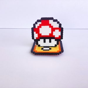 3D Mario Mushroom Decor: Super Mario World Gamer Gift / power up / toad / video game