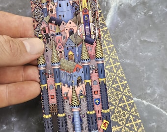 Medieval themed illustrated Bookmark, Medieval Bookmark, Medieval Manuscript Style Bookmark